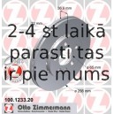 Диск тормозной ZIMMERMANN 100.1233.00
