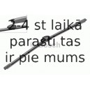 Stikla tīrītāja slotiņa BOSCH 3 397 008 045