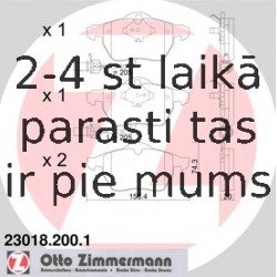Bremžu kluči ZIMMERMANN 23018.200.1