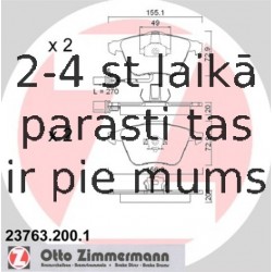 Bremžu kluči ZIMMERMANN 23763.200.1