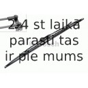 Stikla tīrītāja slotiņa BOSCH 3 397 018 190