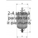 Degvielas filtrs MANN-FILTER WK 613/1