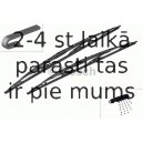 Stikla tīrītāja slotiņa BOSCH 3 397 118 334