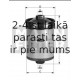 Degvielas filtrs MANN-FILTER WK 618
