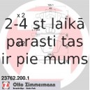 Колодка тормозная к-т на ось ZIMMERMANN 23762.200.1