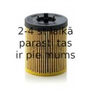 Eļļas filtrs MANN-FILTER HU 611/1 x