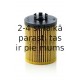 Eļļas filtrs MANN-FILTER HU 712/8 x