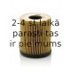 Eļļas filtrs MANN-FILTER HU 816/2 x
