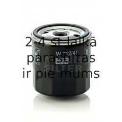 Масляный фильтр MANN-FILTER W 712/41