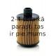 Eļļas filtrs MANN-FILTER HU 712/11 x