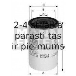 Воздушный фильтр, компрессор - подсос воздуха MANN-FILTER LB 962/2