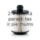 Eļļas filtrs MANN-FILTER HU 7004/1 x
