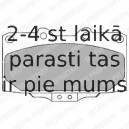 Комплект тормозных колодок, дисковый тормоз DELPHI LP1020