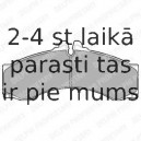 Комплект тормозных колодок, дисковый тормоз DELPHI LP1046