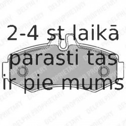 Комплект тормозных колодок, дисковый тормоз DELPHI LP1425