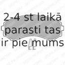 Комплект тормозных колодок, дисковый тормоз DELPHI LP1462