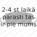 Комплект тормозных колодок, дисковый тормоз DELPHI LP1509