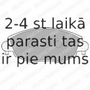 Комплект тормозных колодок, дисковый тормоз DELPHI LP1533
