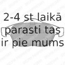 Комплект тормозных колодок, дисковый тормоз DELPHI LP1708