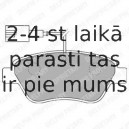 Комплект тормозных колодок, дисковый тормоз DELPHI LP1722