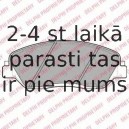 Комплект тормозных колодок, дисковый тормоз DELPHI LP2048