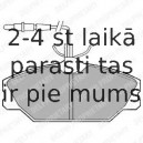 Комплект тормозных колодок, дисковый тормоз DELPHI LP788