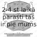 Комплект тормозных колодок, дисковый тормоз DELPHI LP891