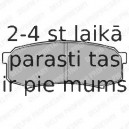 Комплект тормозных колодок, дисковый тормоз DELPHI LP963