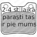 Комплект тормозных колодок, дисковый тормоз DELPHI LP991