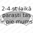 Комплект тормозных колодок, дисковый тормоз DELPHI LP993