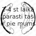 Комплект тормозных колодок DELPHI LS1746