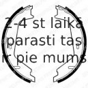 Комплект тормозных колодок, стояночная тормозная система DELPHI LS1884