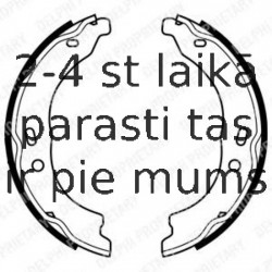 Комплект тормозных колодок, стояночная тормозная система DELPHI LS1978