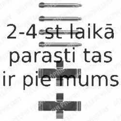 Комплектующие, колодки дискового тормоза DELPHI LX0093