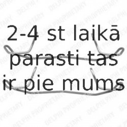 Комплектующие, колодки дискового тормоза DELPHI LX0210
