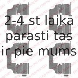 Комплектующие, колодки дискового тормоза DELPHI LX0493