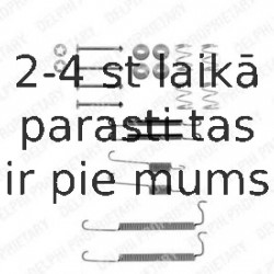 Комплектующие, тормозная колодка DELPHI LY1047