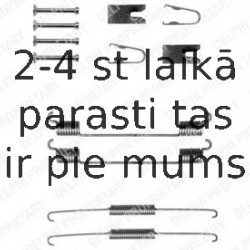 Комплектующие, тормозная колодка DELPHI LY1265