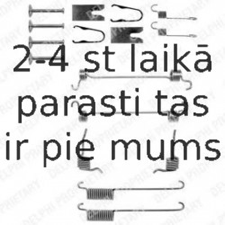 Комплектующие, тормозная колодка DELPHI LY1300