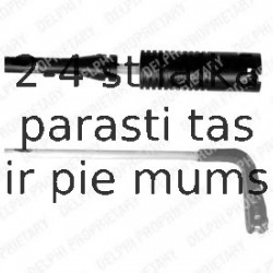 Контрольный контакт, контроль слоя тормозных колодок DELPHI LZ0136