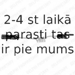Контрольный контакт, контроль слоя тормозных колодок DELPHI LZ0144
