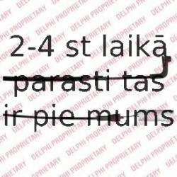 Контрольный контакт, контроль слоя тормозных колодок DELPHI LZ0177