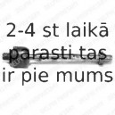 Aksiālais šarnīrs, Stūres šķērsstiepnis DELPHI TA1497