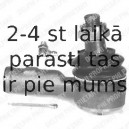 Stūres šķērsstiepņa uzgalis DELPHI TA1500