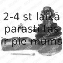 Stūres šķērsstiepņa uzgalis DELPHI TA1501