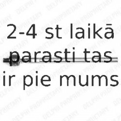 Aksiālais šarnīrs, Stūres šķērsstiepnis DELPHI TA1503