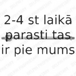 Aksiālais šarnīrs, Stūres šķērsstiepnis DELPHI TA1635