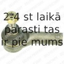 Stūres šķērsstiepņa uzgalis DELPHI TA1780