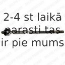 Aksiālais šarnīrs, Stūres šķērsstiepnis DELPHI TA1813