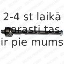 Aksiālais šarnīrs, Stūres šķērsstiepnis DELPHI TA1894